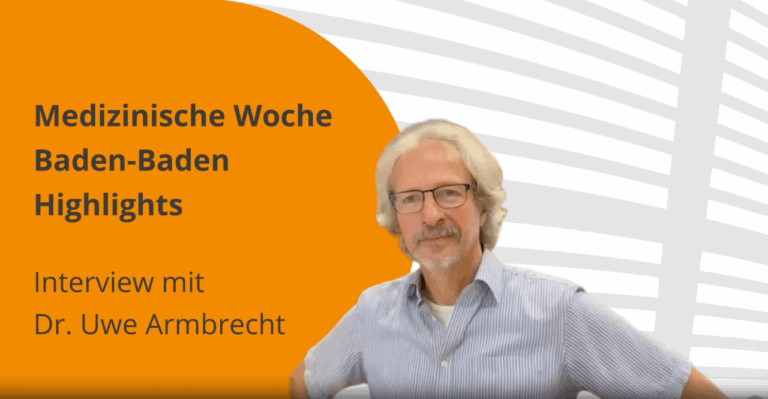 Medizinische Woche Baden-Baden Interview mit Dr. Uwe Armbrecht